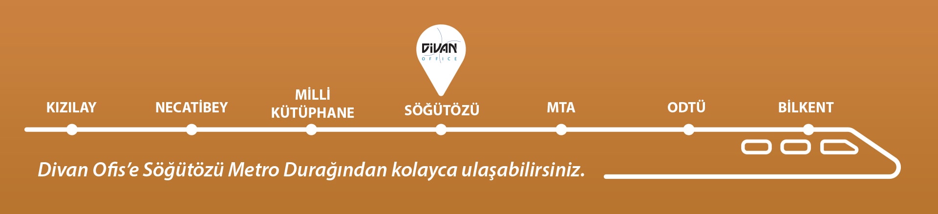 Divan Hazır Ofis Metroya Yakınlık